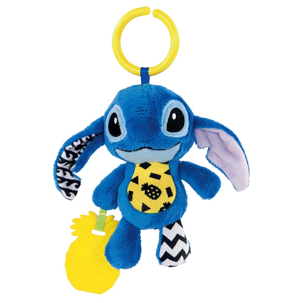 Clementoni Baby Disney Stitch Soft Rattle Blue/Yellow