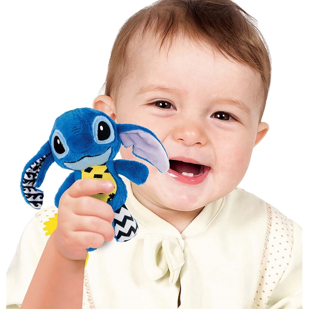 Clementoni Baby Disney Stitch Soft Rattle Blue/Yellow