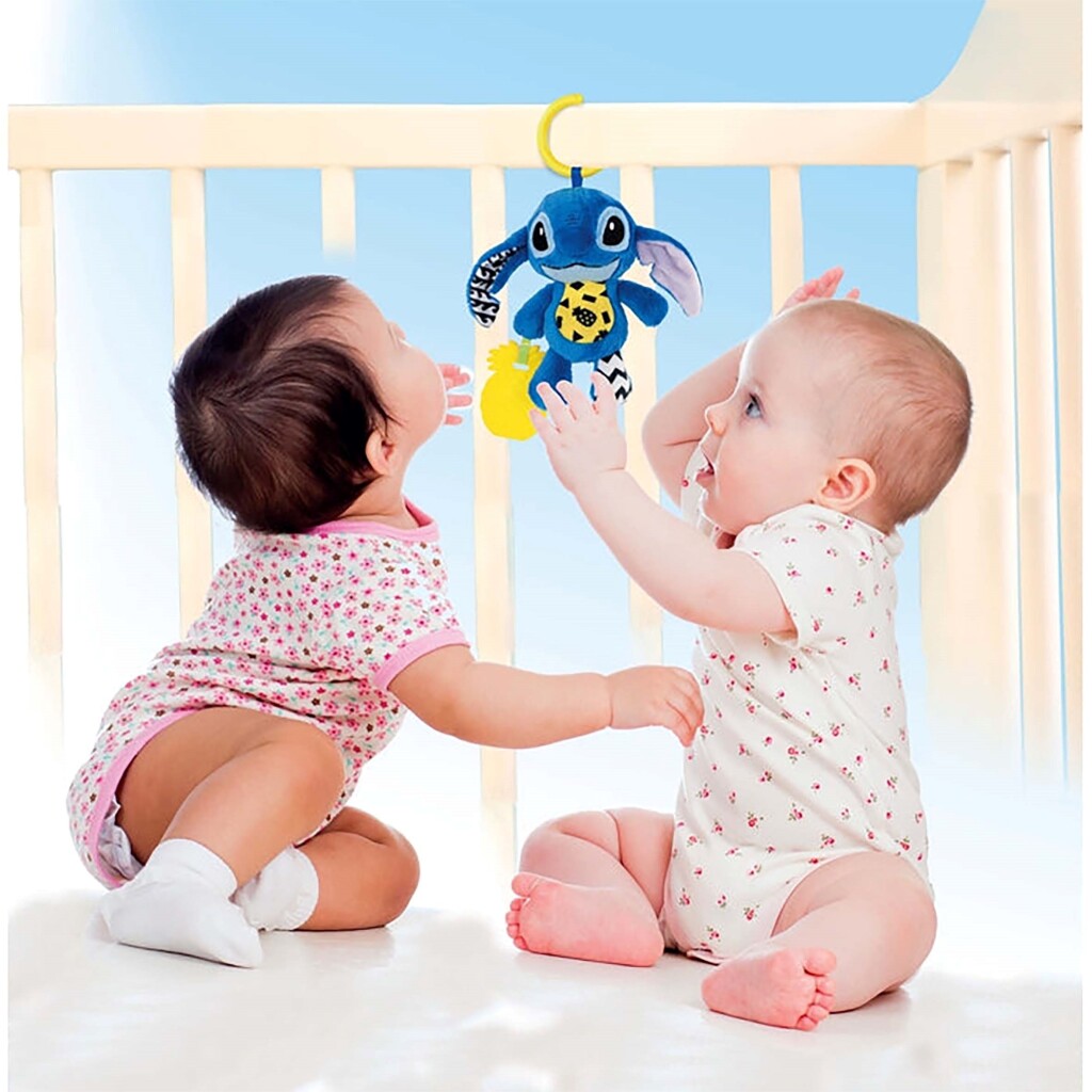 Clementoni Baby Disney Stitch Soft Rattle Blue/Yellow