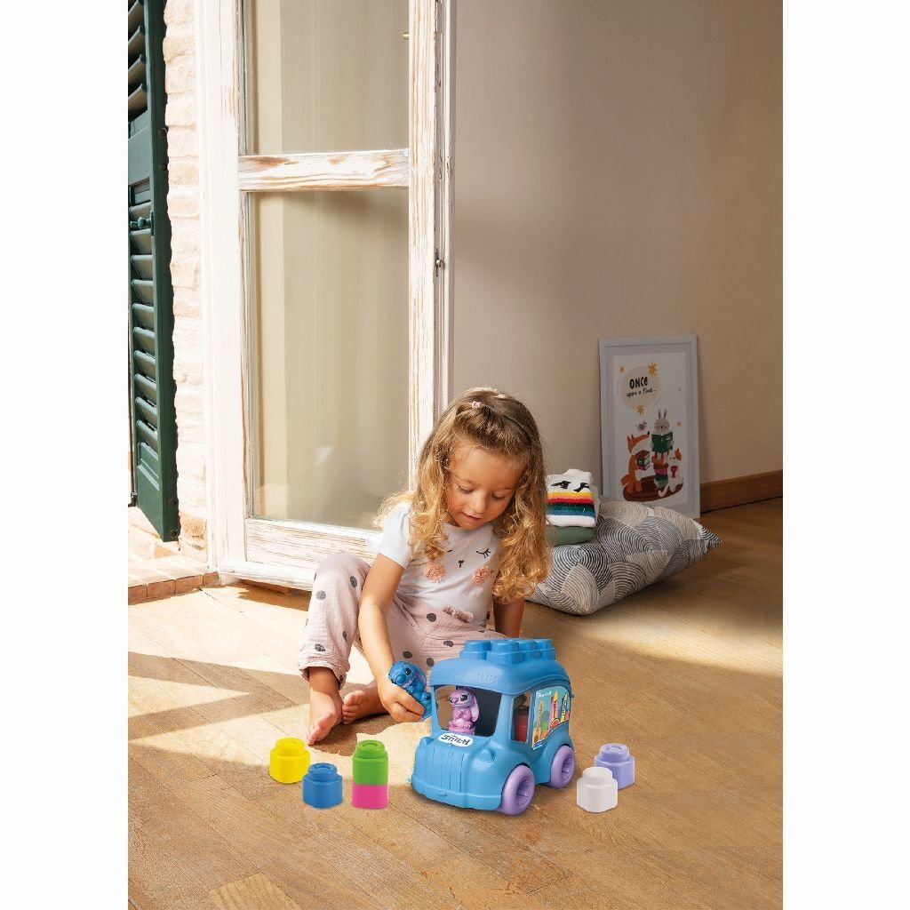 Clementoni Clemmy Disney Stitch School Bus - 2-in-1 Playset with Characters