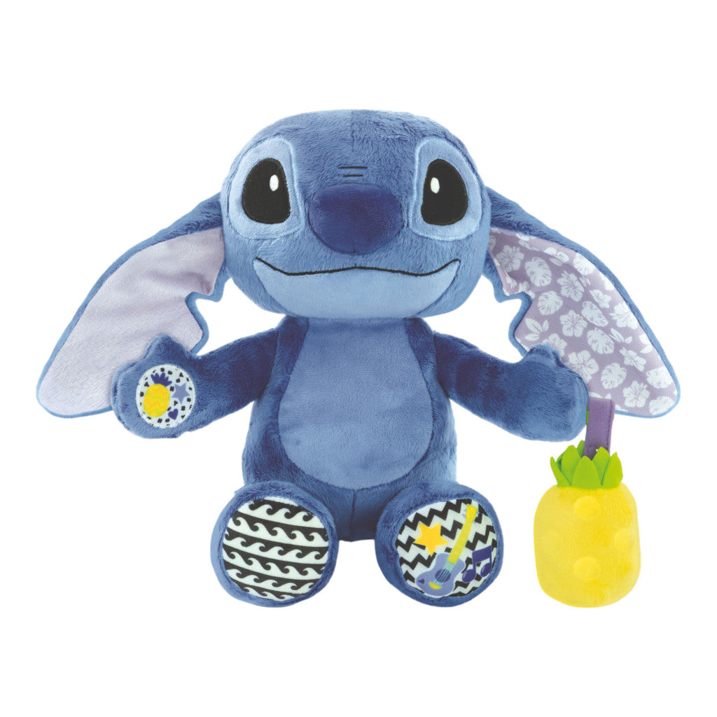 Clementoni Musical Activity Plush Toy Disney Stitch - Soft Toy with Sound