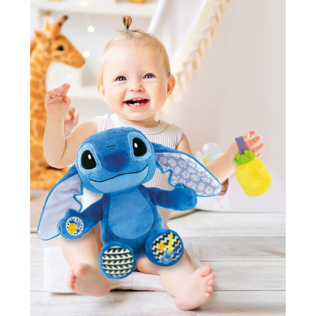 Clementoni Musical Activity Plush Toy Disney Stitch - Soft Toy with Sound