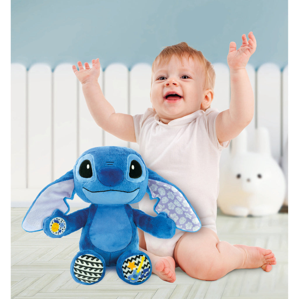 Clementoni Musical Activity Plush Toy Disney Stitch - Soft Toy with Sound