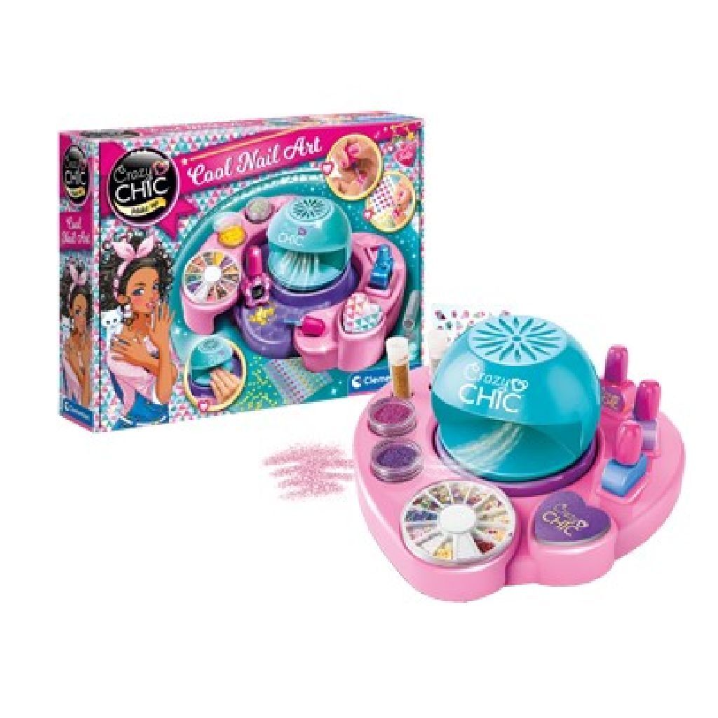 Clementoni Crazy Chic Cool Nail Art Studio - Create Trendy Nail Designs