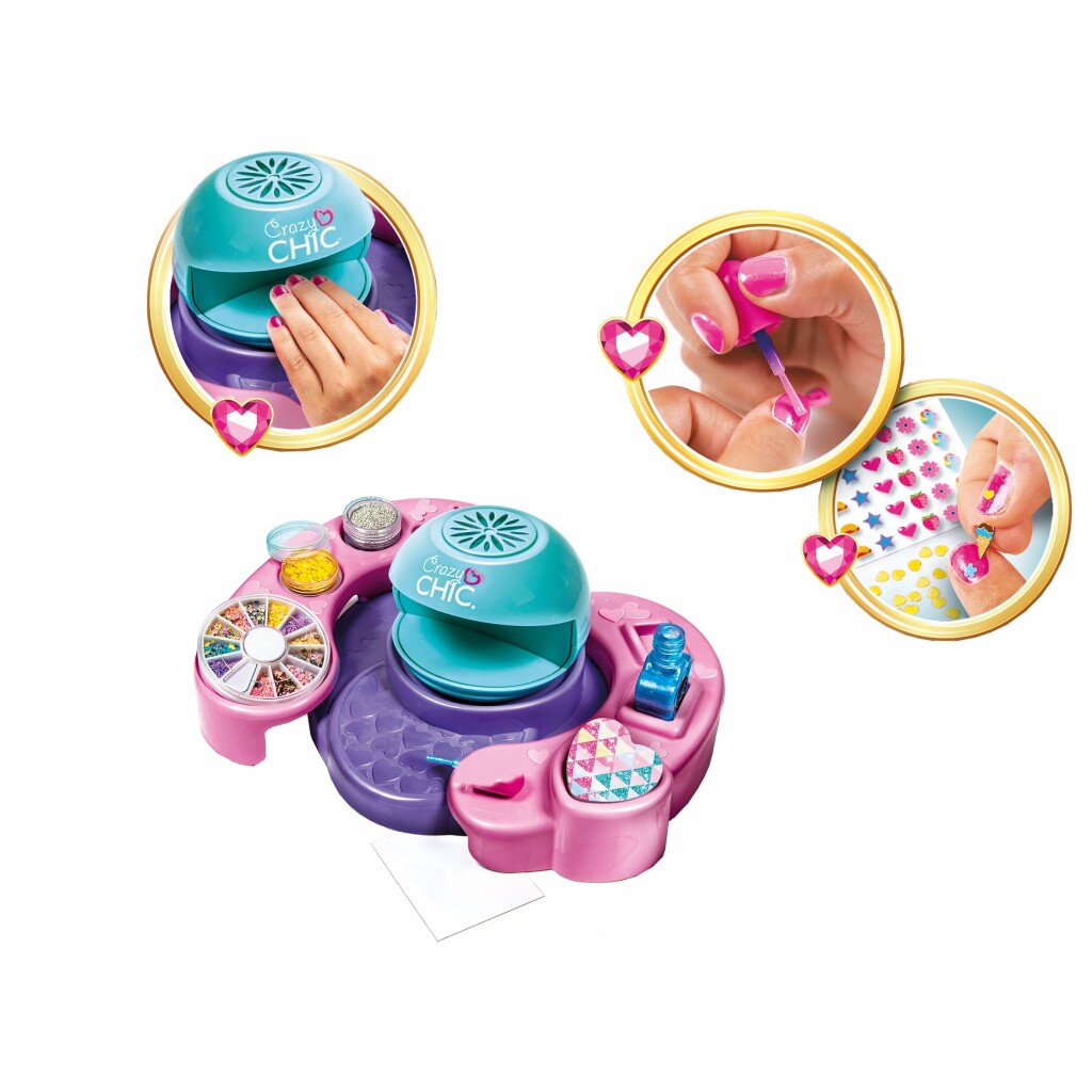 Clementoni Crazy Chic Cool Nail Art Studio - Create Trendy Nail Designs