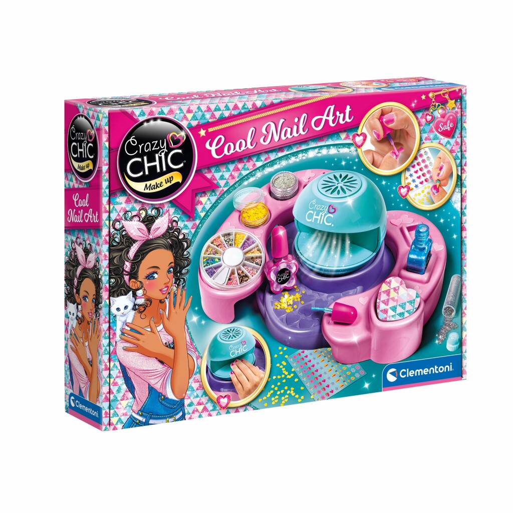 Clementoni Crazy Chic Cool Nail Art Studio - Create Trendy Nail Designs
