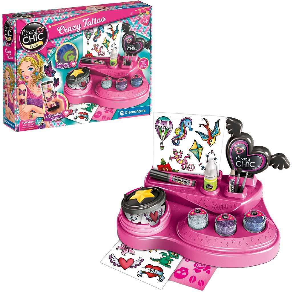 Clementoni Crazy Chic Tattoo Kit