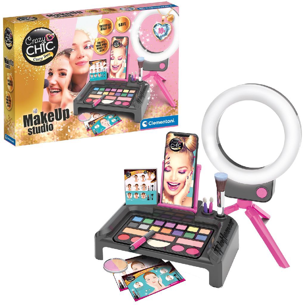 Clementoni Crazy Chic Make-Up Studio + Light