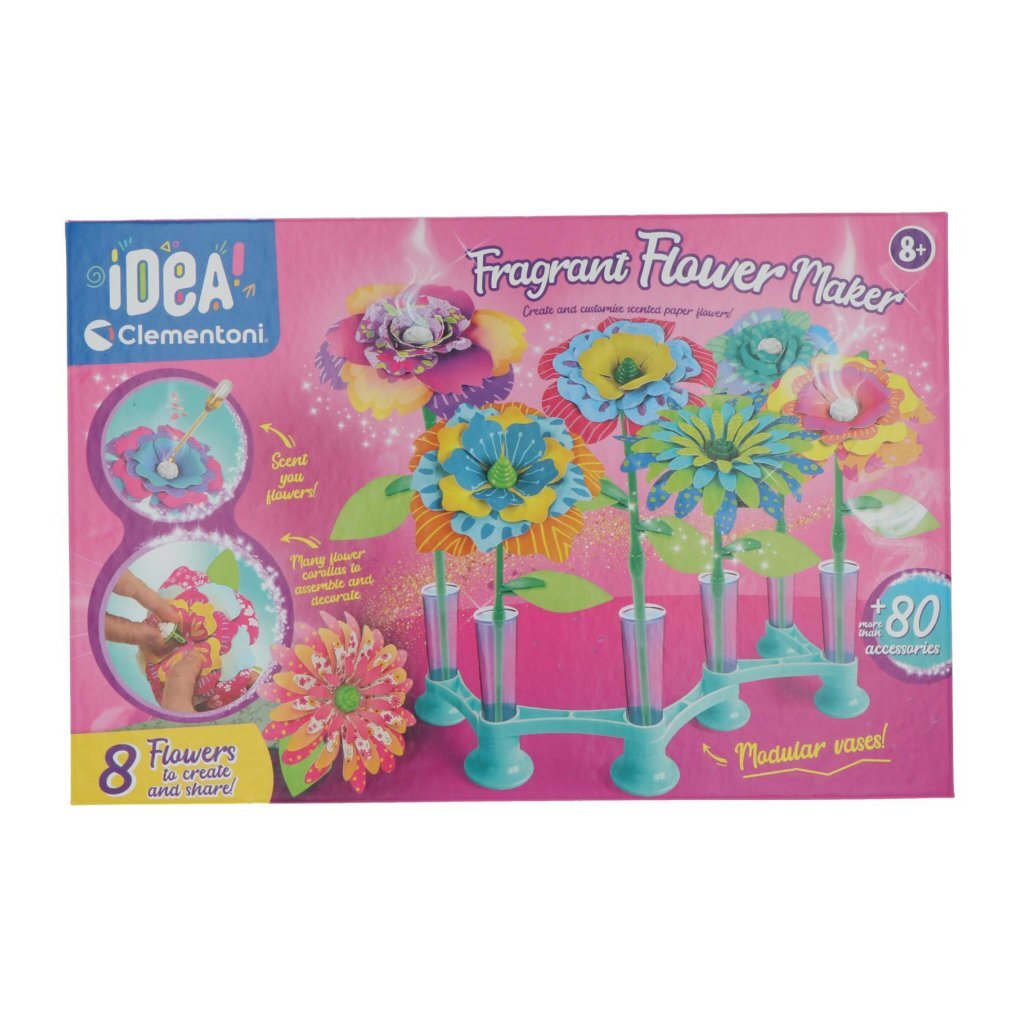 Clementoni Scented Flowers Set - Create Beautiful Paper Flowers - Ages 7+