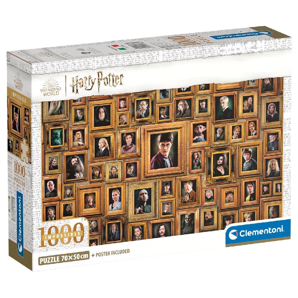 Clementoni Impossible Puzzle Harry Potter 1000 Pieces + Poster