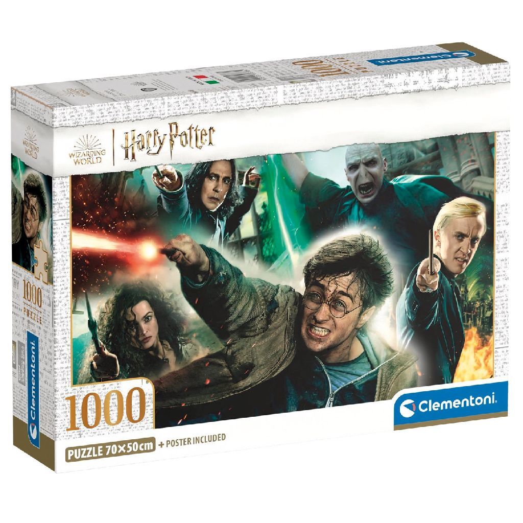 Clementoni Harry Potter Puzzle 1000 Pieces + Poster