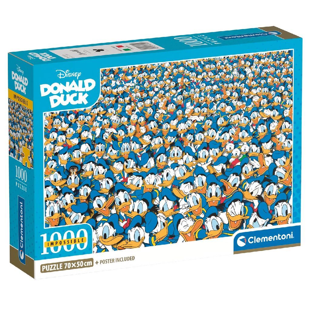 Clementoni Puzzle Disney Donald Duck 1000 Pieces 70x50 cm