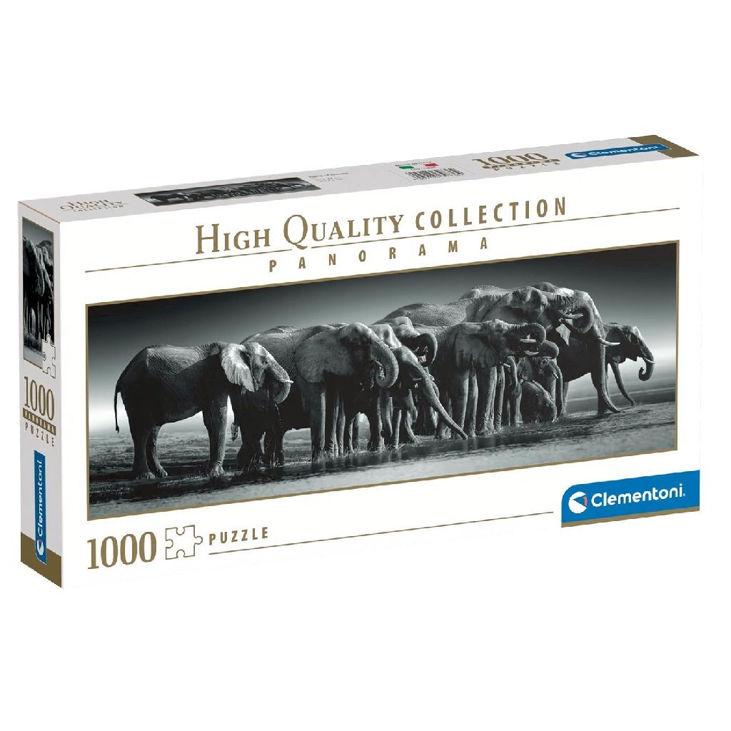 Clementoni High Quality Collection Panorama Puzzle Herd of Giants 1000 Pieces