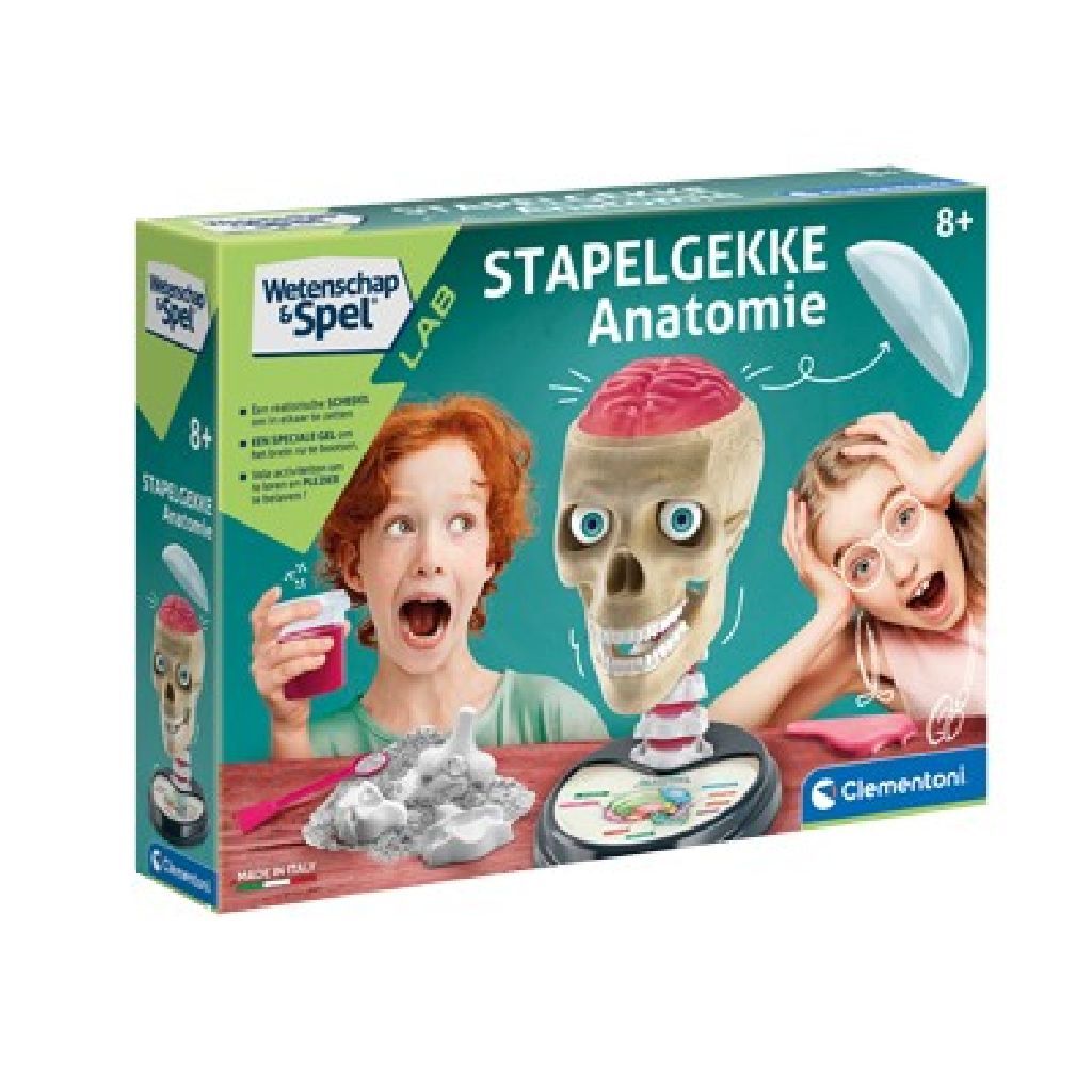 Clementoni Science Human Body Playset - Includes Skull and Organs