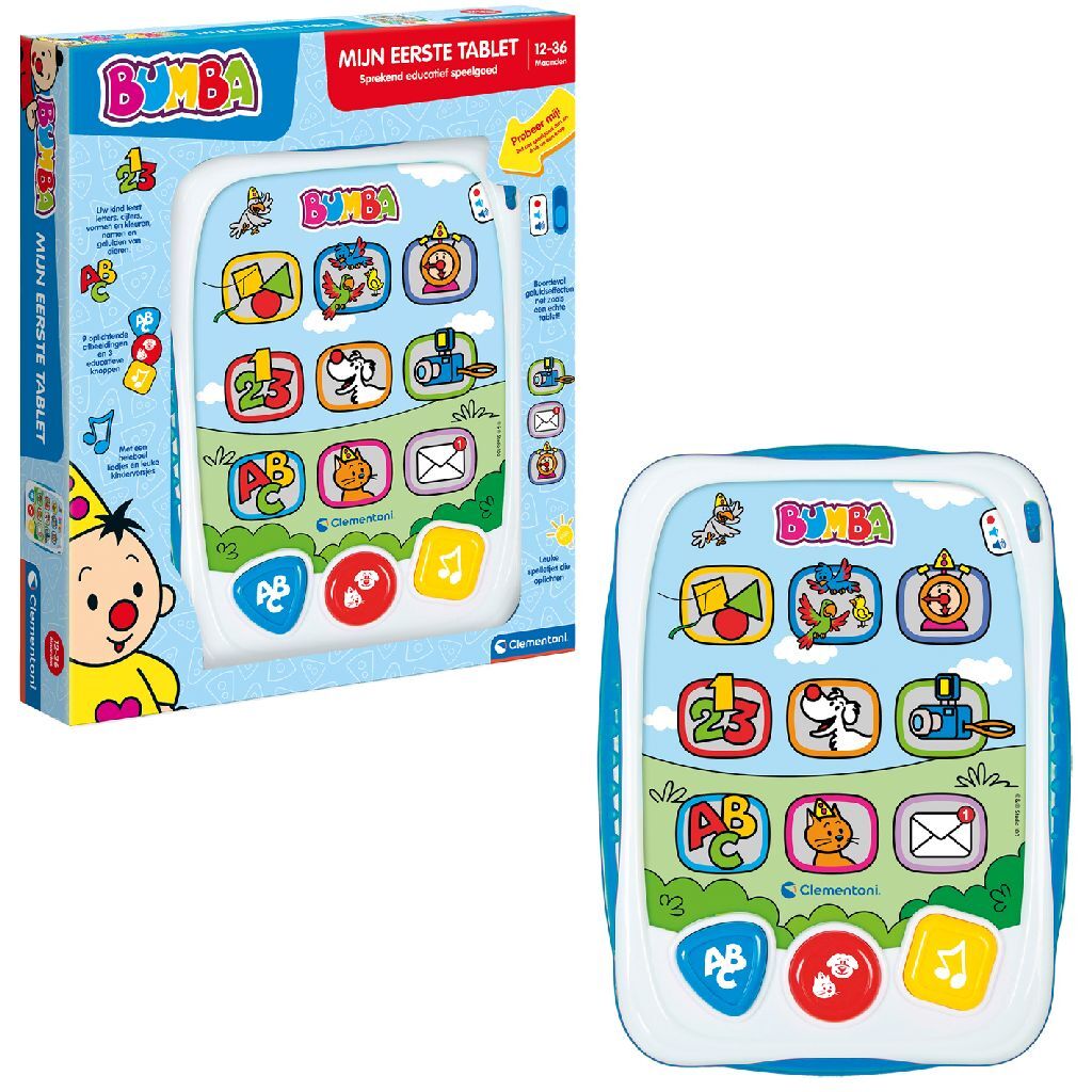 Bumba My First Tablet + Light and Sound - Interactive Learning Tablet for Kids