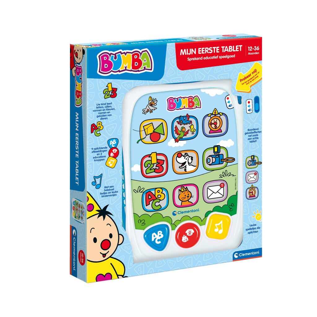 Bumba My First Tablet + Light and Sound - Interactive Learning Tablet for Kids