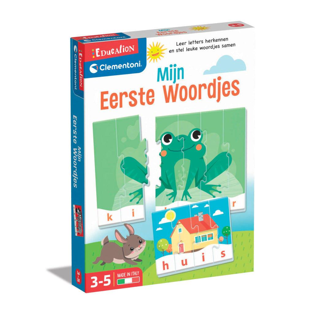 Clementoni Education My First Words Educational Game for Ages 3-5