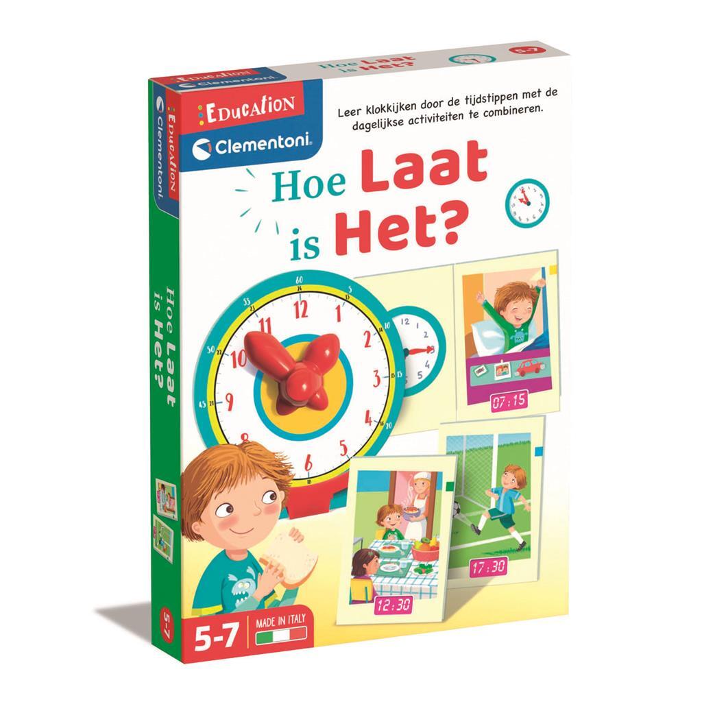 Clementoni Education What Time Is It? Educational Game for Ages 5-7