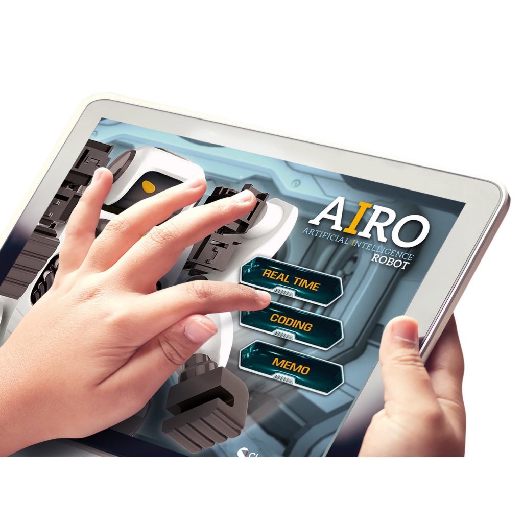 Clementoni Interactive Robot AIRO - AI-Powered Robot for Ages 8+
