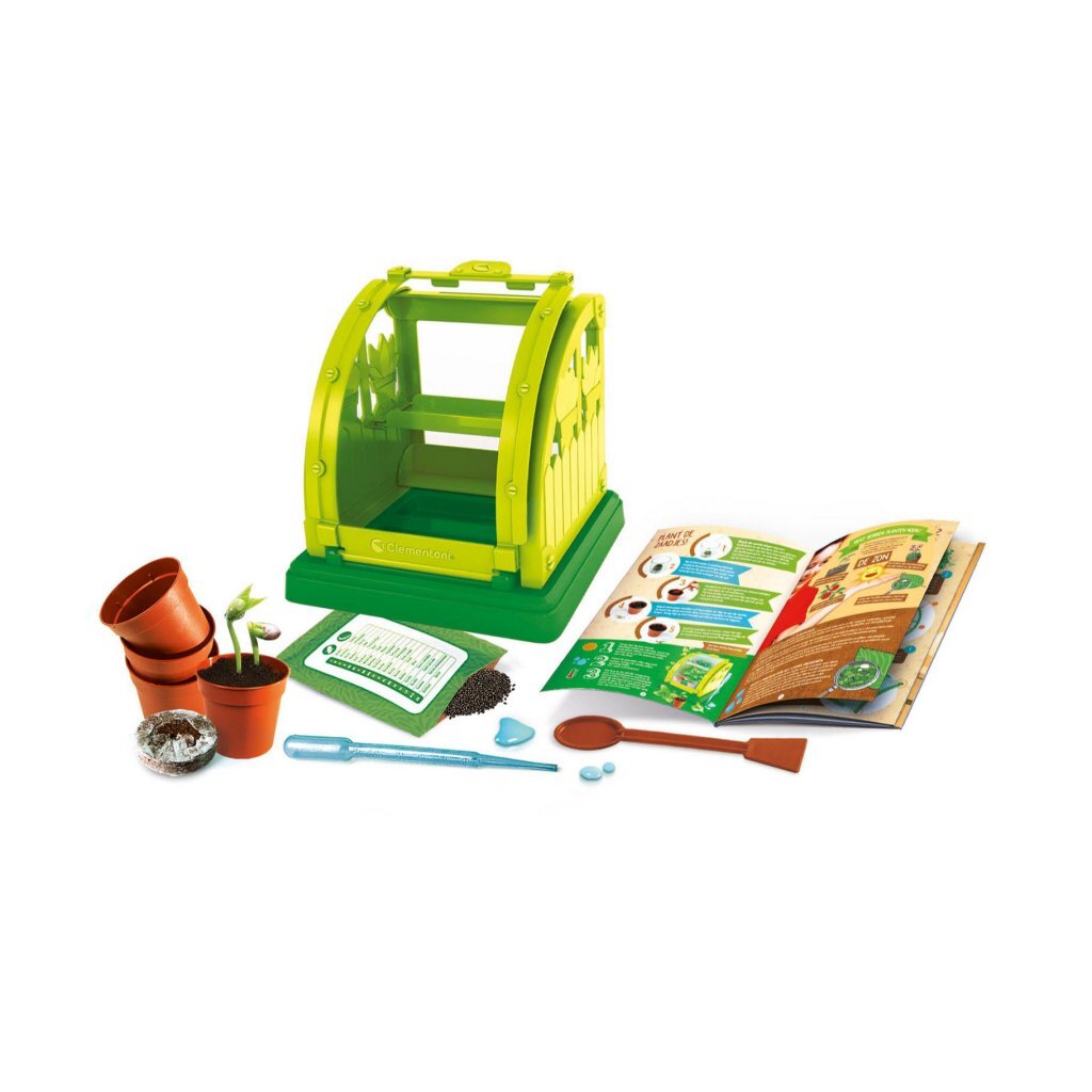 Clementoni Mini Greenhouse Experiment Kit for Ages 7+, 21 x 15 x 5 cm