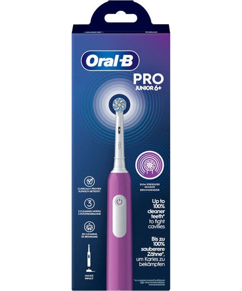 Oral-B Junior 8006540742891 Elektrische Zahnbürste Kinder Rotierende Zahnbürste Violett (742891) afbeelding 2