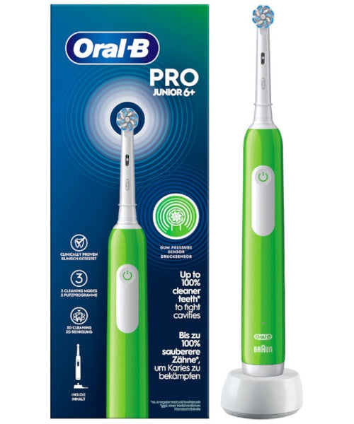 Oral-B Junior 8006540743027 Elektrische Zahnbürste Kinder Rotierende Zahnbürste Grün (743027) afbeelding 2