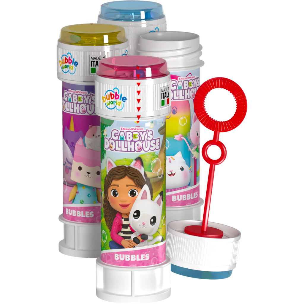 Gabby's Dollhouse Bubble Blower 60 ml 36 Pieces for Children 3+