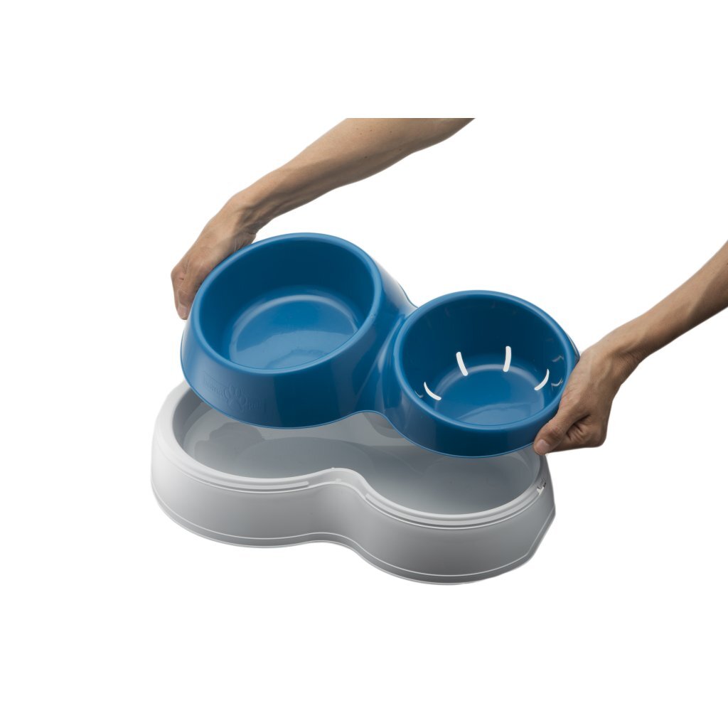 Bama Pet Food Bowl with Water Reservoir 44x27x12 cm Various Versions