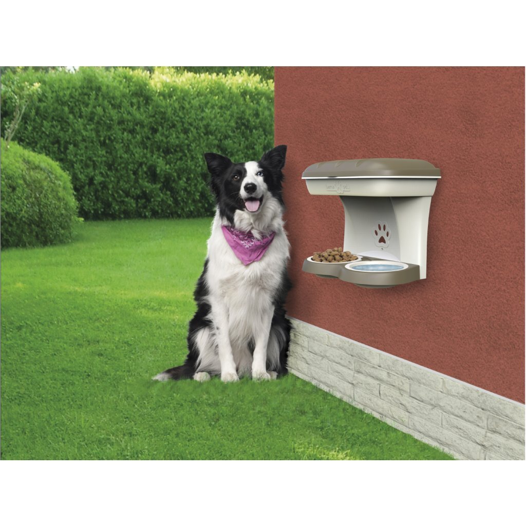 Bama Pet Dog Food Bowl 48x27x42 cm Taupe