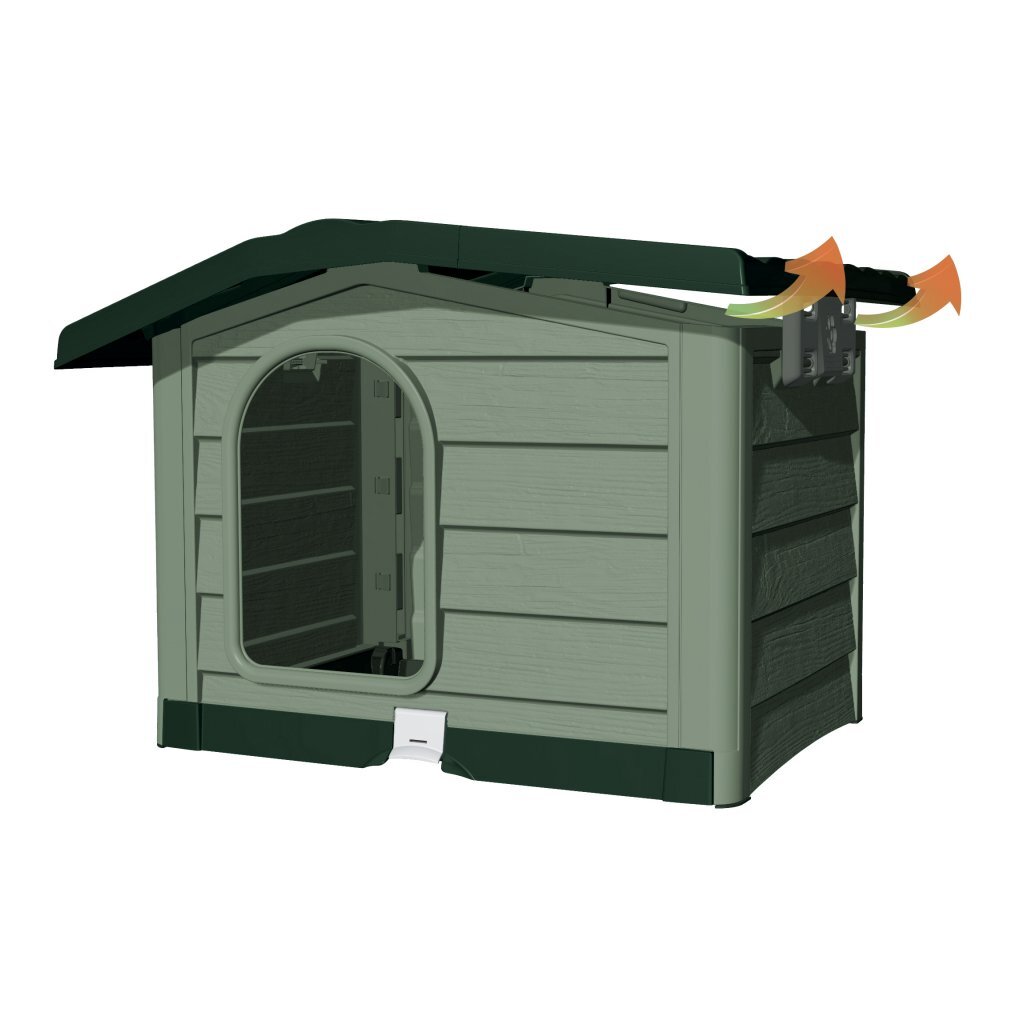 Bama Pet Cuccia Doghouse 89x75x62 cm Green