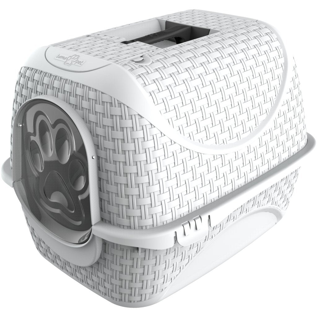 Bama Pet Cat Litter Box 41.8x50.5x39.6 cm White