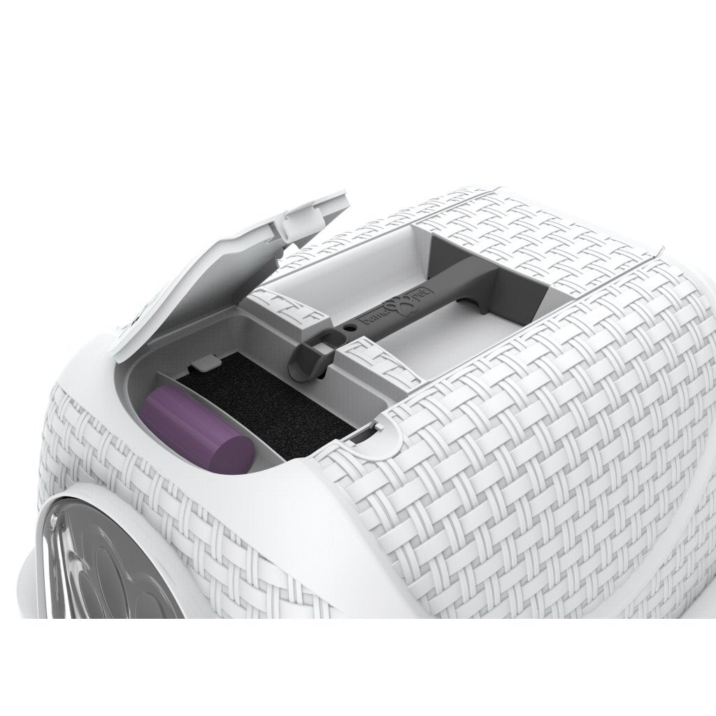 Bama Pet Cat Litter Box 41.8x50.5x39.6 cm White