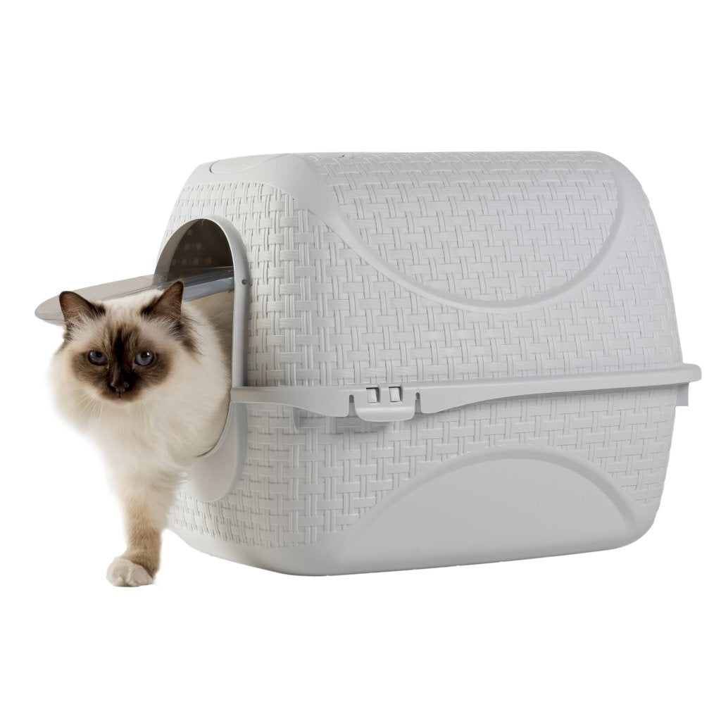 Bama Pet Cat Litter Box 41.8x50.5x39.6 cm White