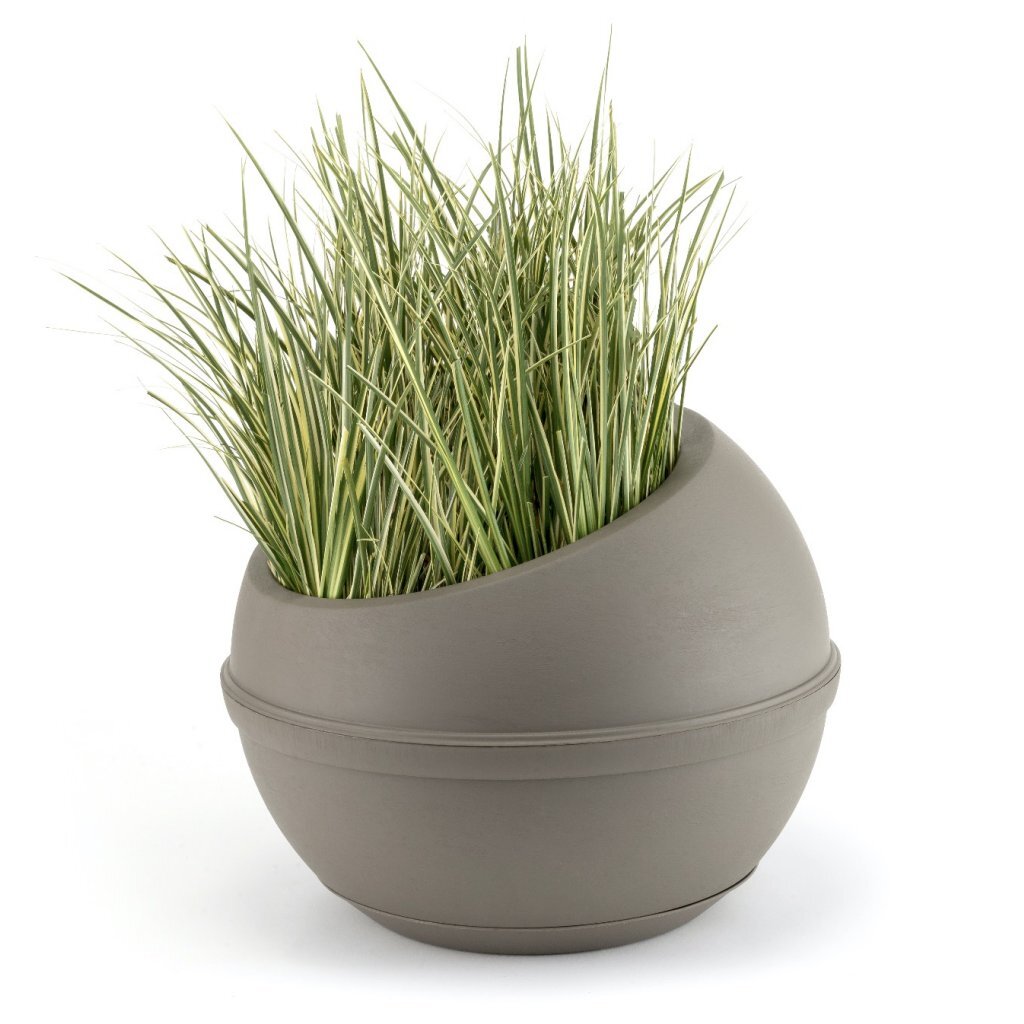Bama Sfera Flowerpot 23 L 40.5x32 cm Taupe
