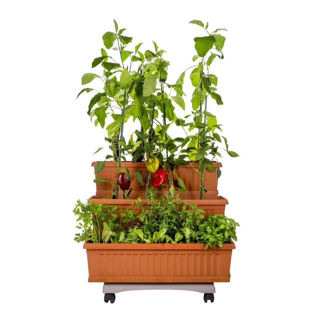 Bama Orto Di Kit Planters 80x74x73 cm Terracotta