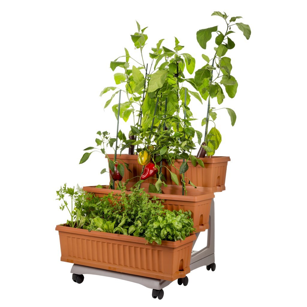 Bama Orto Di Kit Planters 80x74x73 cm Terracotta