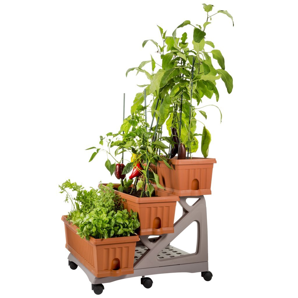 Bama Orto Di Kit Planters 80x74x73 cm Terracotta