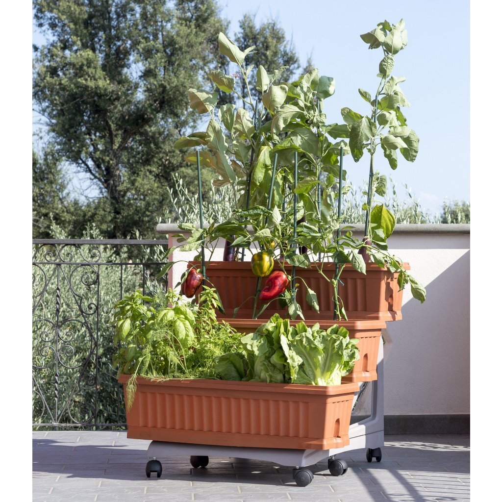 Bama Orto Di Kit Planters 80x74x73 cm Terracotta