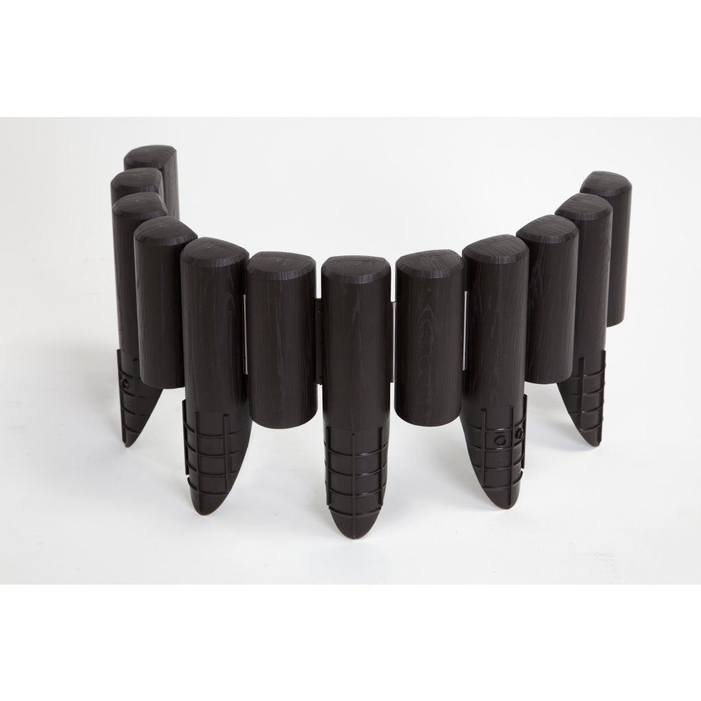 Bama Garden Modular Edging Imitation Wood 38.5x15 cm 6 Pieces Brown