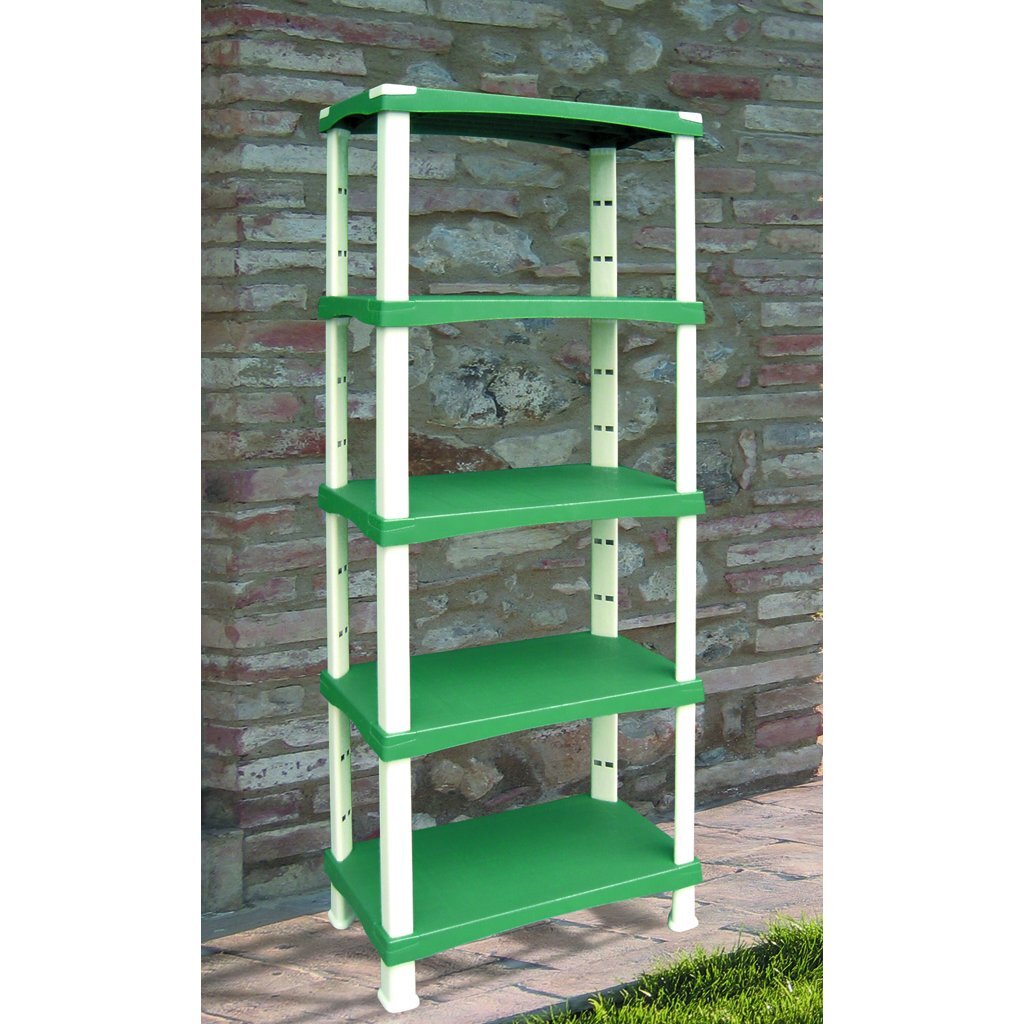 Bama Futuro Storage System 5 Shelves 80x40x174 cm Green