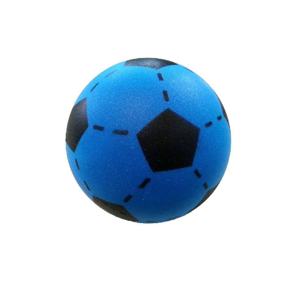 Soft Football 20 cm Blue/Black