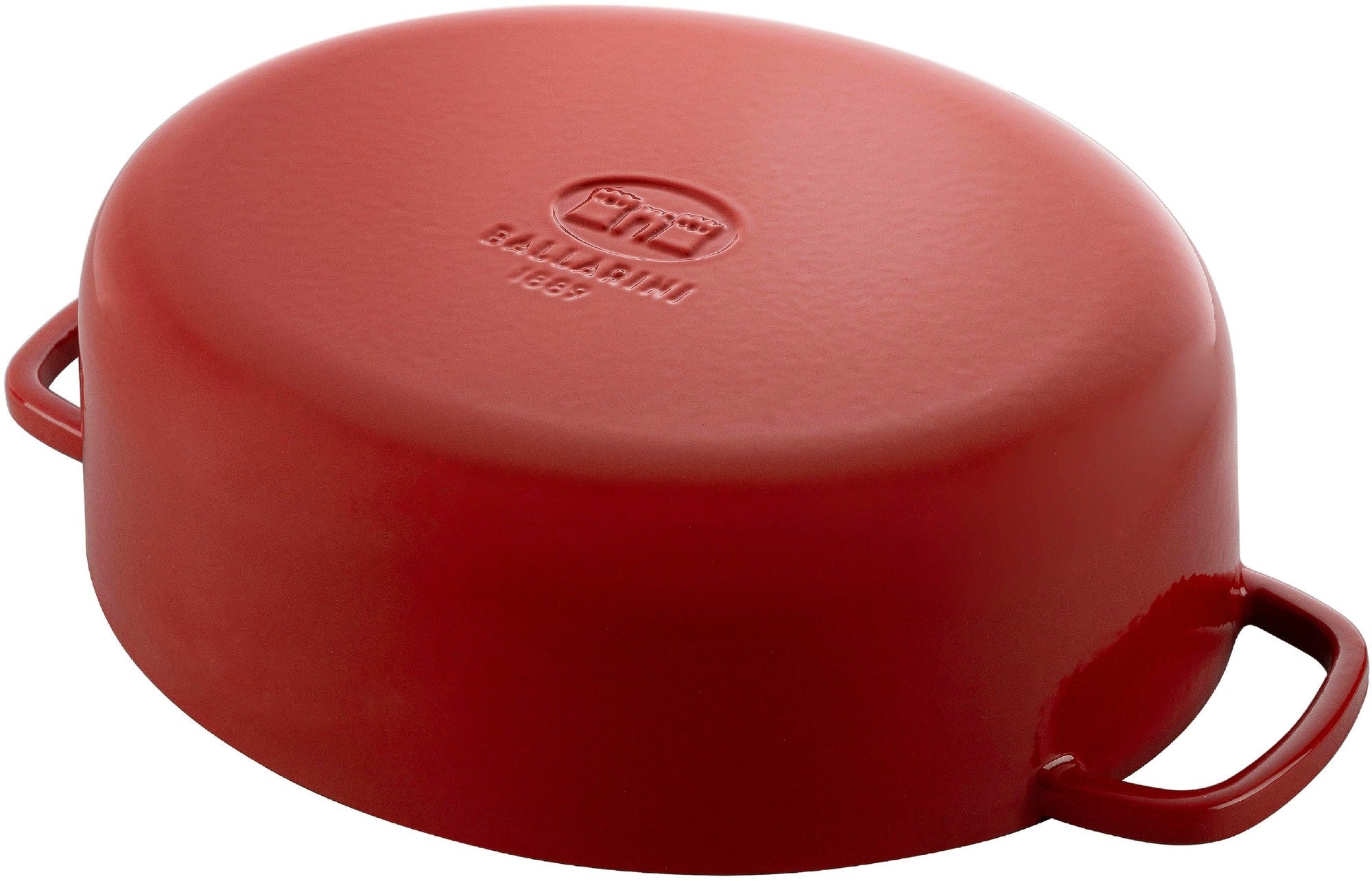 Ballarini Bellamonte Oval Cast Iron Pot - Red  5.5 ltr