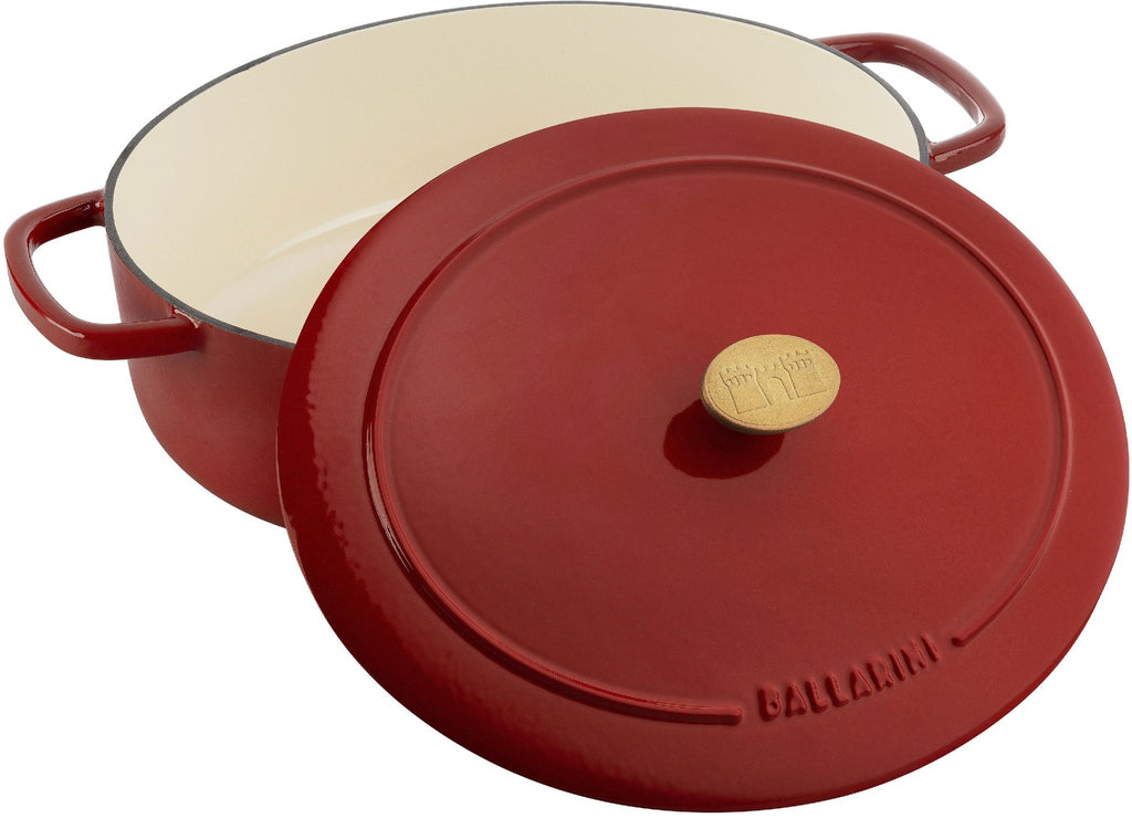 Ballarini Oval Cast Iron Casserole 4.5 ltr Red