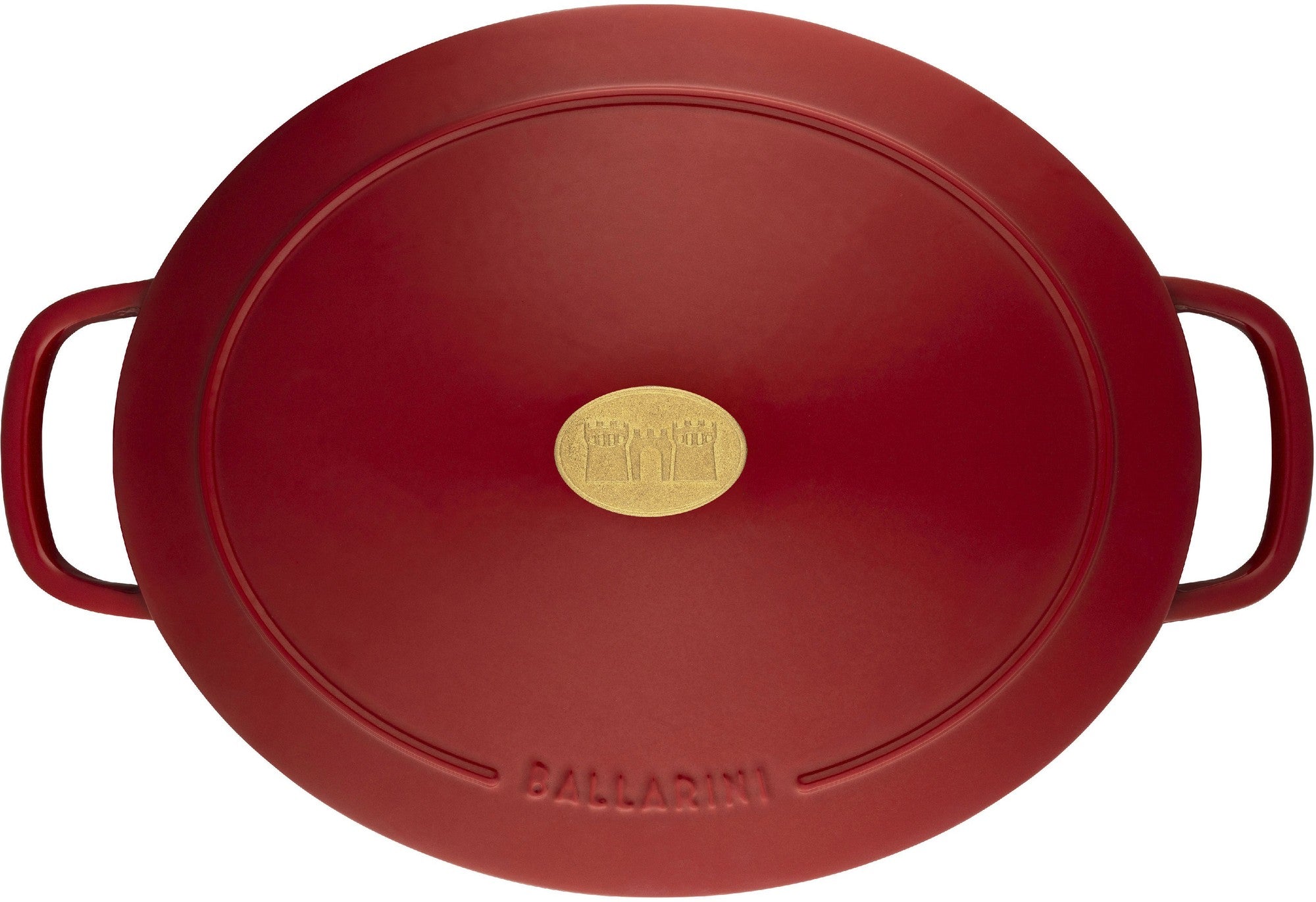 Ballarini Oval Cast Iron Casserole 4.5 ltr Red