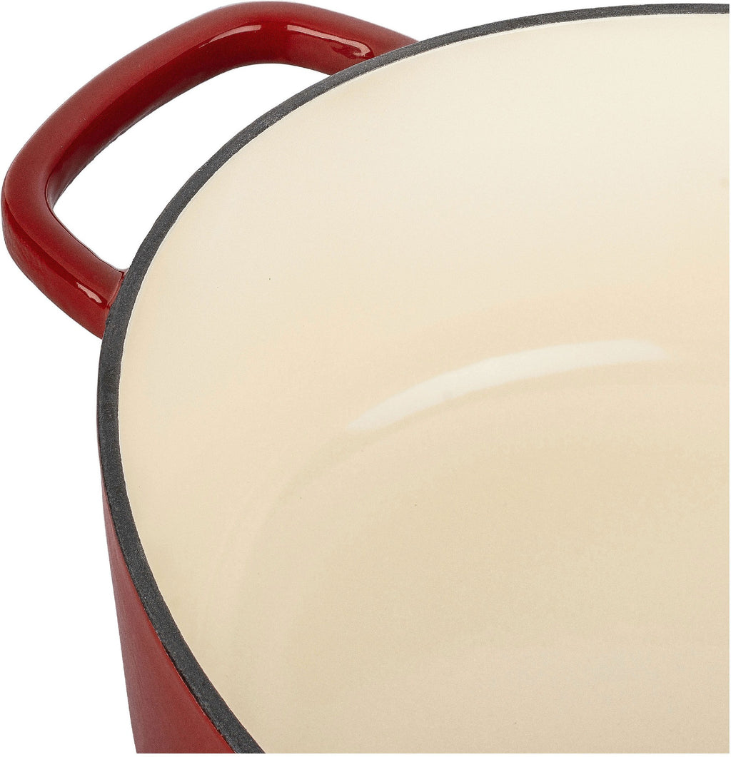 Ballarini Oval Cast Iron Casserole 4.5 ltr Red