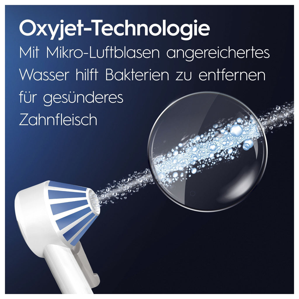 Oral-B iO6 & OxyJet Rotating-Vibrating Toothbrush - Daily Care - Gum Care - White