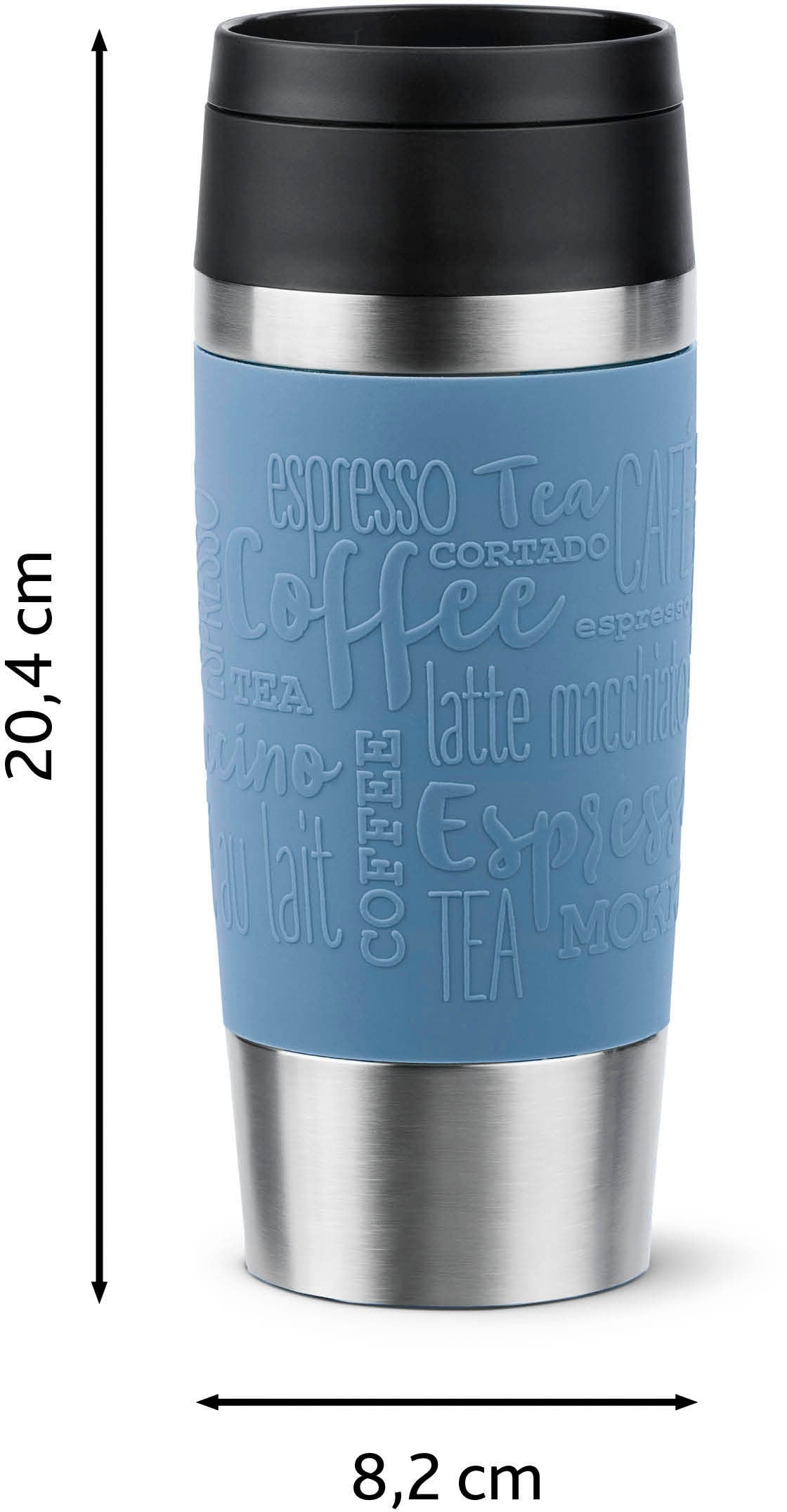 emsa TRAVEL MUG Classic Insulated Mug 0.36 L Aqua Blue (N20211)