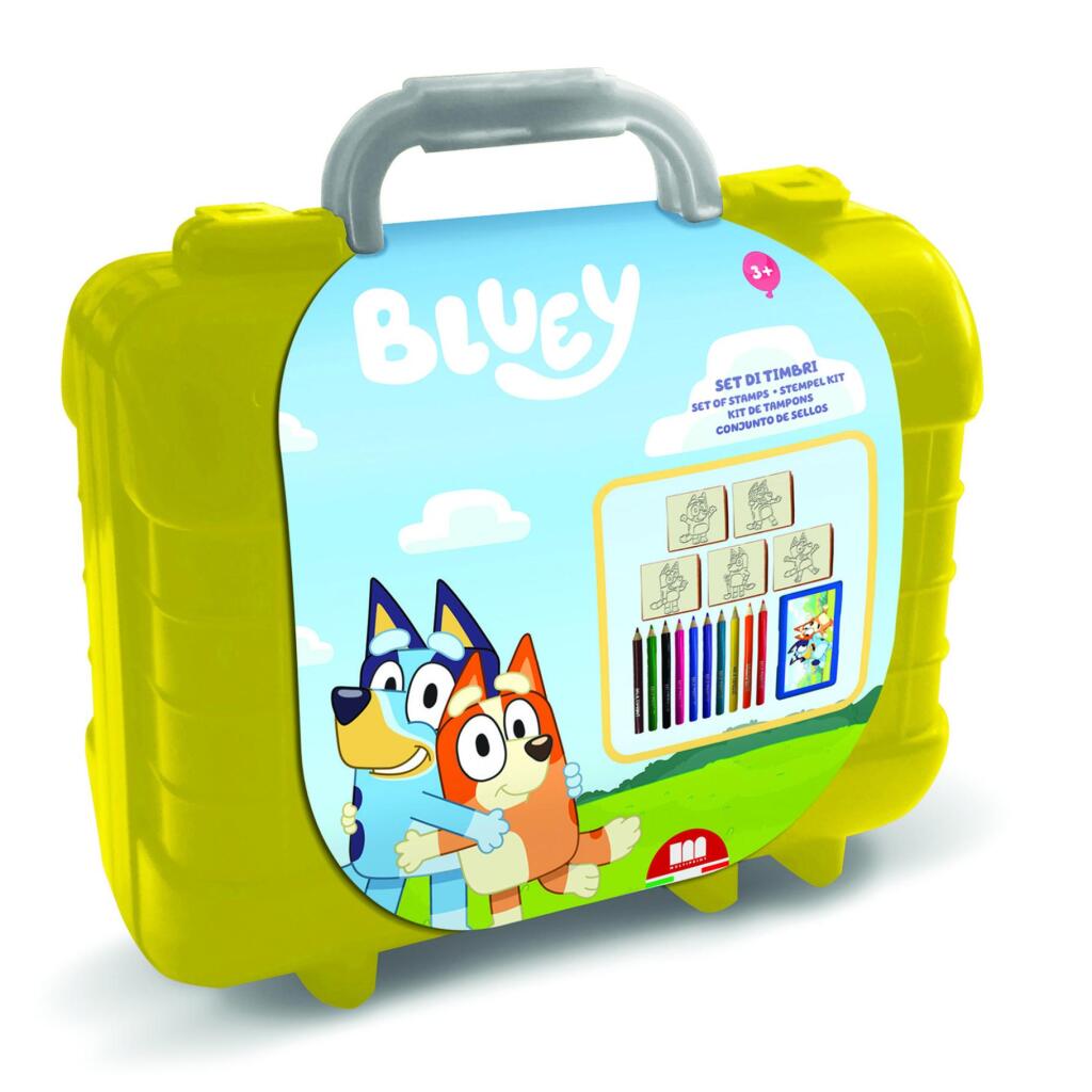 Bluey Color Stamp Suitcase Set