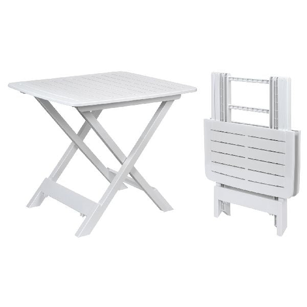 Folding Camping Table 57x54cm, White