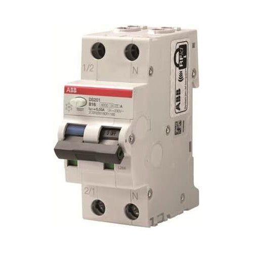FI/LS-SchalterDS201A-B6/0.03B 2x6A-0.03A 6kA 2CSR255180R1065 (2CSR255180R1065) afbeelding 1